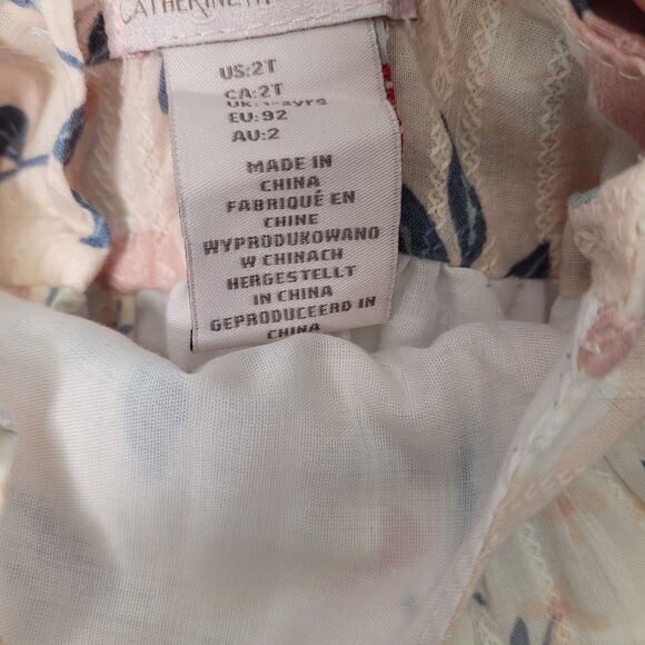 Baby Girl Bundle Of Dresses Flower Print And Pink In Size 2T Gentle Used - Picture 15 of 16